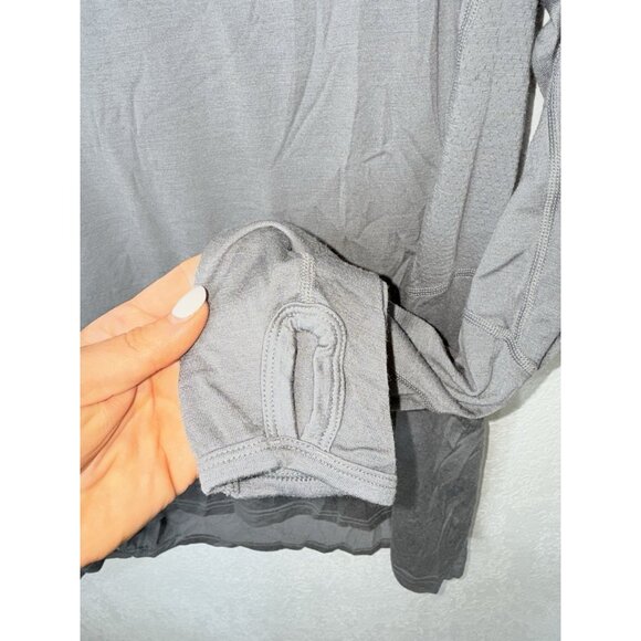 First Lite Men's Wick Long Sleeve Crew Ultralight 150 Aerowool Gray Shirt XL Z - Picture 3 of 5